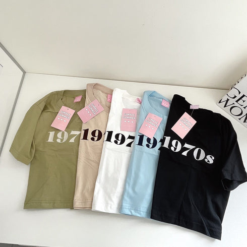 Printed Crop Tops T-shirts